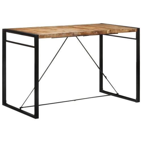Barbord 175x90x110 cm massivt ru mangotræ
