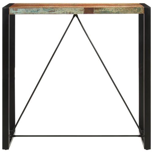 Barbord 110x55x110 cm massivt genbrugstræ