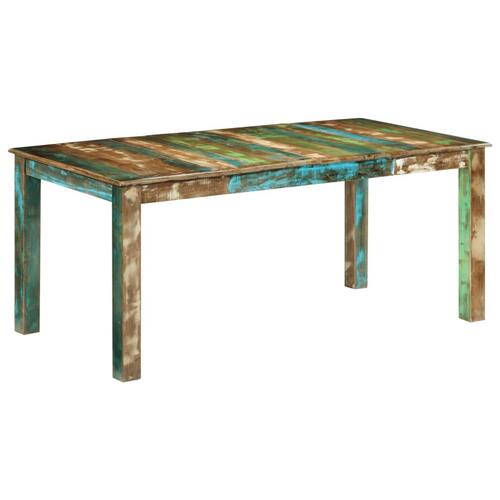 Spisebord 180x90x76 cm massivt genbrugstræ