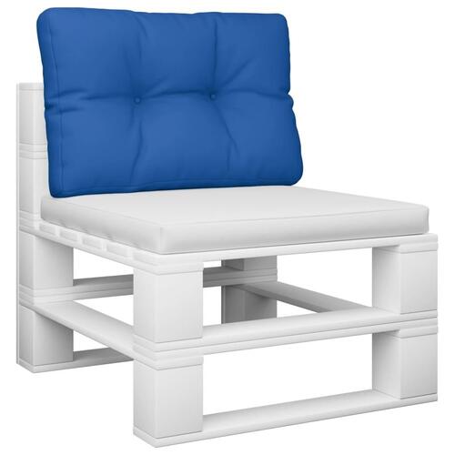 Pallehynde 60x40x12 cm stof kongeblå