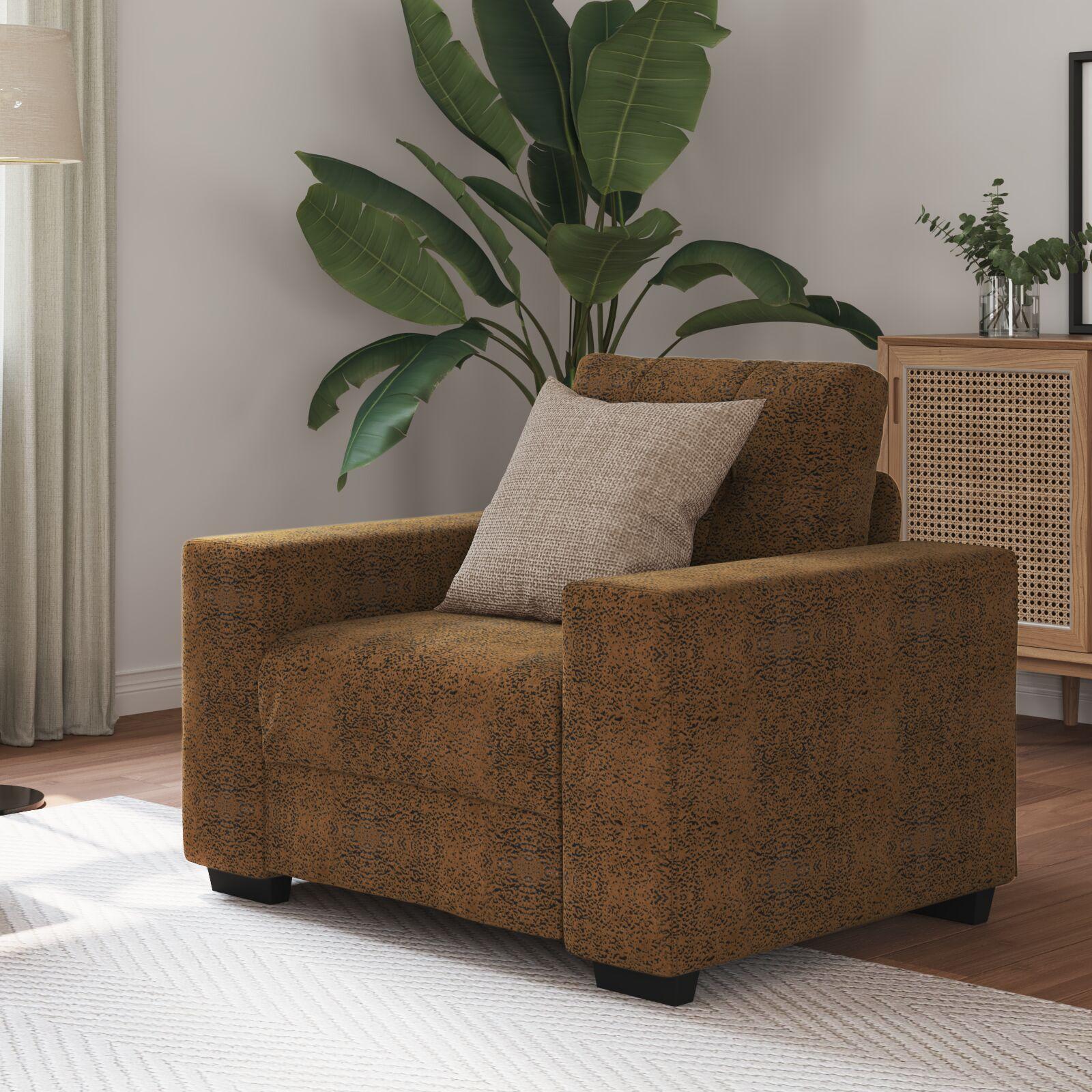 Sofa Stol Brun 59 cm Kunstlæder