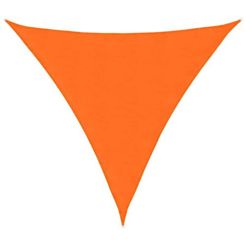 Solsejl 4,5x4,5x4,5 m oxfordstof trekantet orange