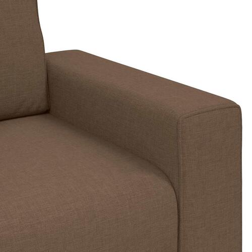 2-personers sofa 120 cm stof brun