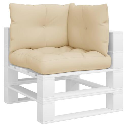 Pallehynder 3 stk. stof beige