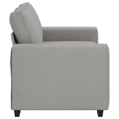 2-personers sofa 120 cm stof skygrå