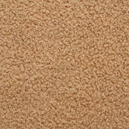Modulsofa med hynder krøllet uldlignende stof beige