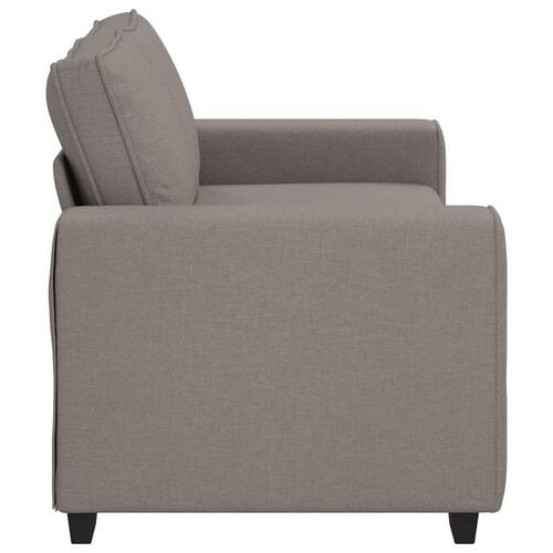 2-personers sofa 140 cm stof gråbrun