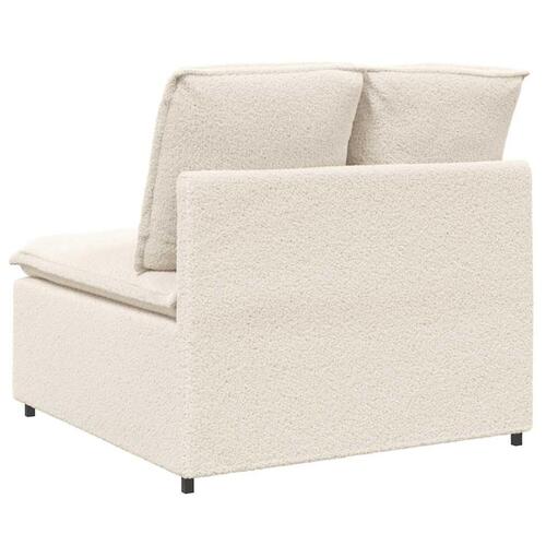 Modulopbygget sofacentermodul med hynder 100cm cremefarvet
