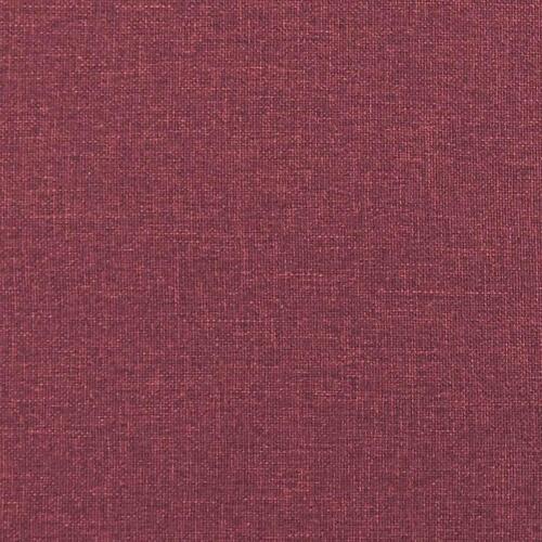 2-personers sofa 120 cm stof vinrød