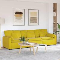 Modulsofa med hynder gul