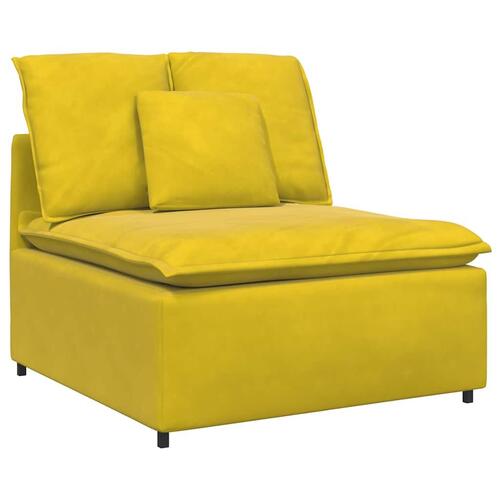 Modulsofa med hynder gul