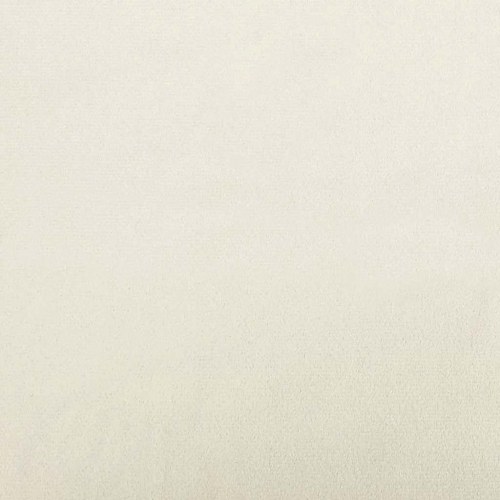 Modulsofa med hynder fløjl cremefarvet