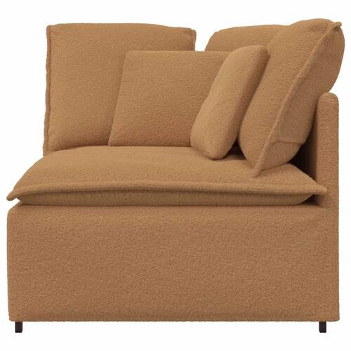 Modulsofa hjørnemodul med hynder 100 cm beige