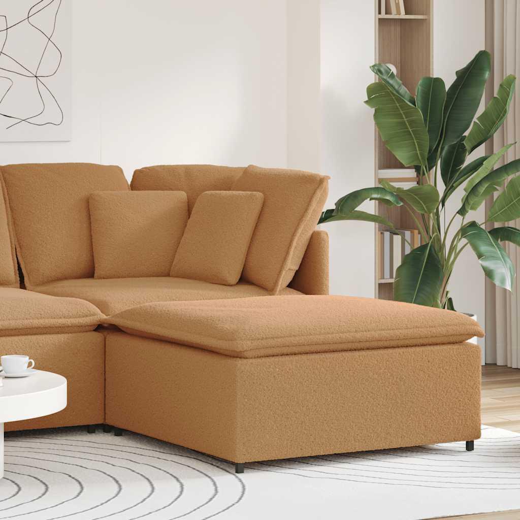 Modulær sofa fodskammel modul 100x100x48 cm beige