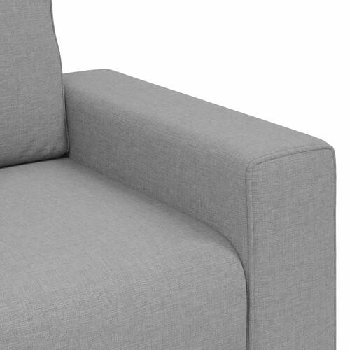Sofastol 55 cm stof skygrå