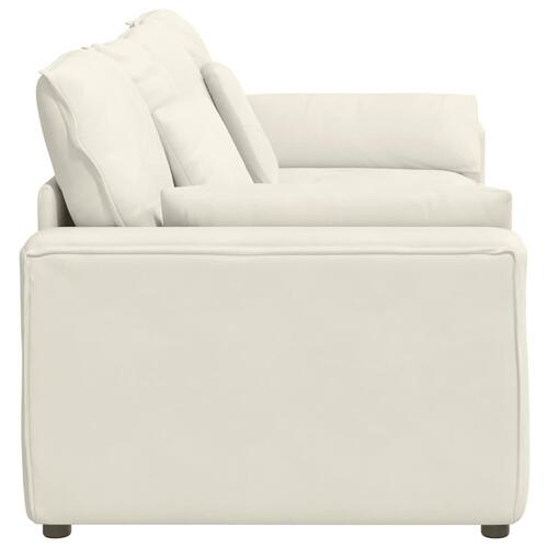 Modulsofa med hynder cremefarvet