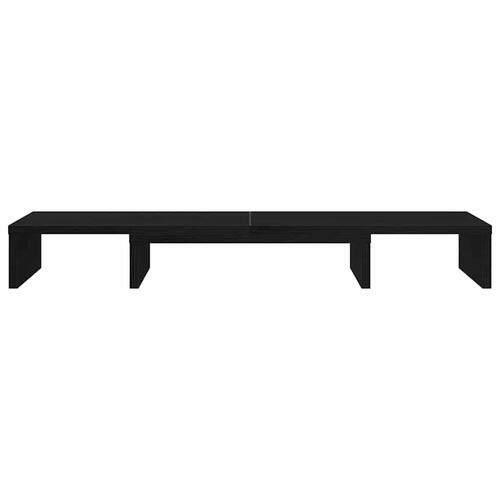 Skærmholder 80x24x10,5 cm justerbar sort egetræsfarve