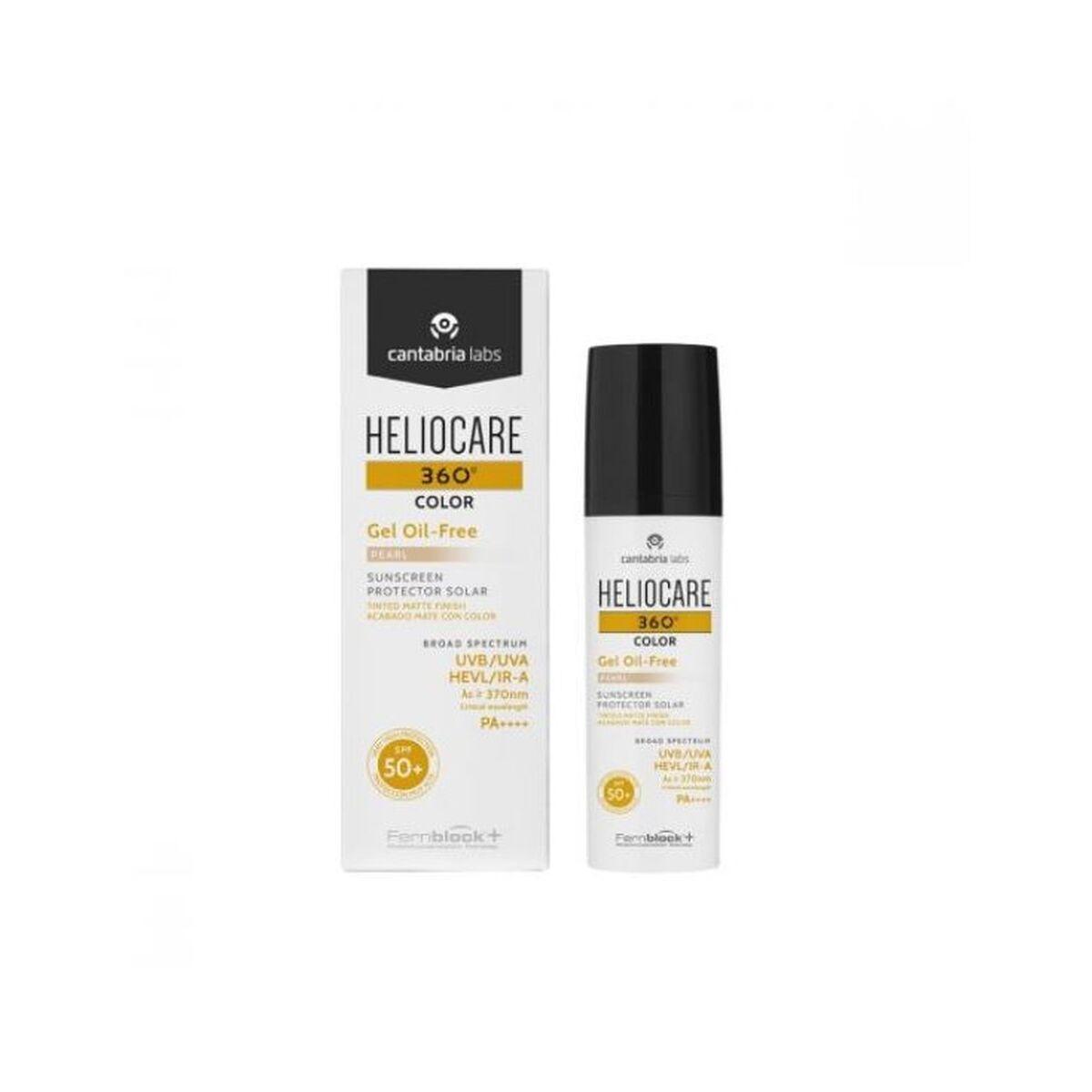 Cantabria Heliocare 360º Color, Color Pigments, Tan Activator, Sunscreen Gel, SPF 50+, 50 ml
