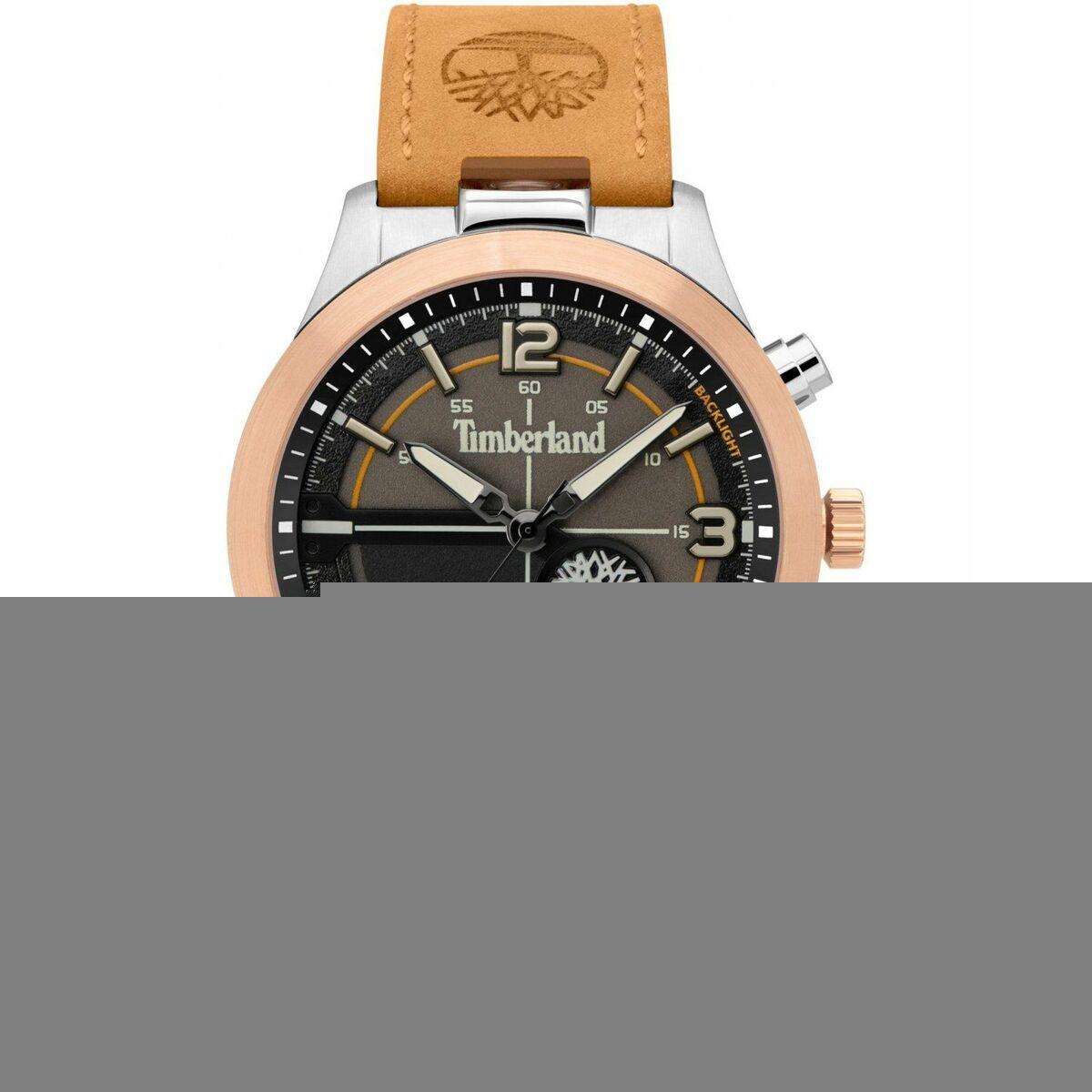 Timberland herreur TDWGA2103302 - læderrem, Ø 44 mm