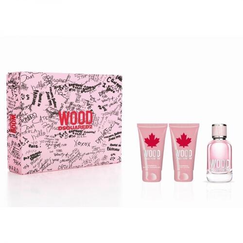 Parfume sæt til kvinder Dsquared2 Wood Pour Femme EDP