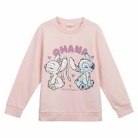 Sweatshirt til Børn Stitch Pink 14 år