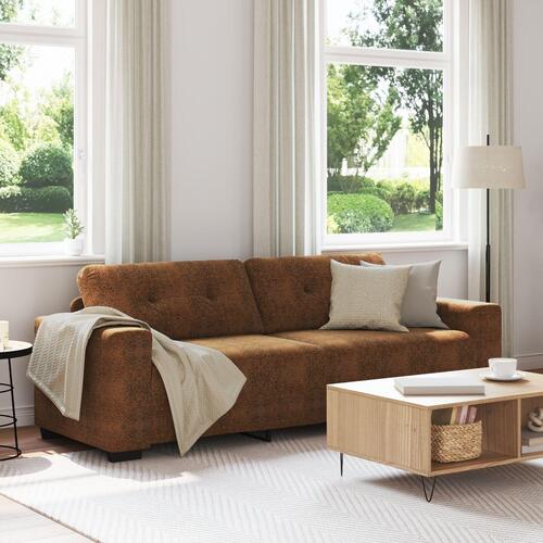 Brun Stof Standard Modulær Brun Sofa Rektangulær Moderne
