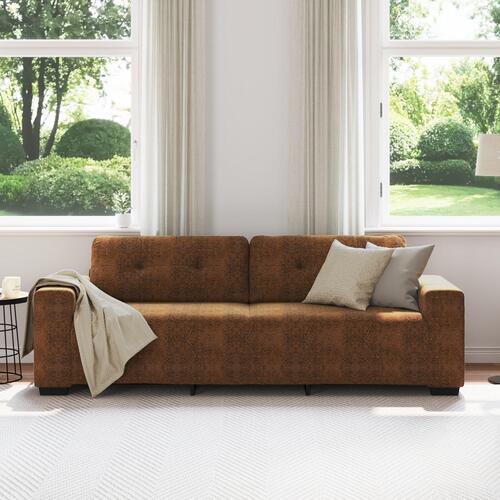 Brun Stof Standard Modulær Brun Sofa Rektangulær Moderne