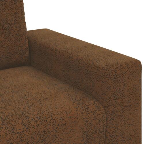 Brun Stof Standard Modulær Brun Sofa Rektangulær Moderne