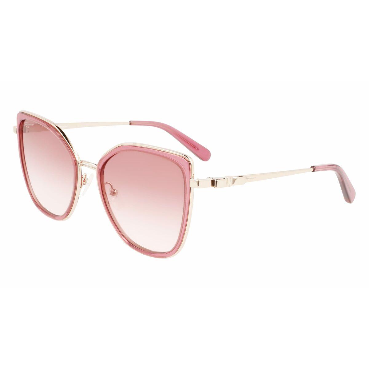 Salvatore Ferragamo SF293S-774 solbriller til kvinder, pink 54 mm