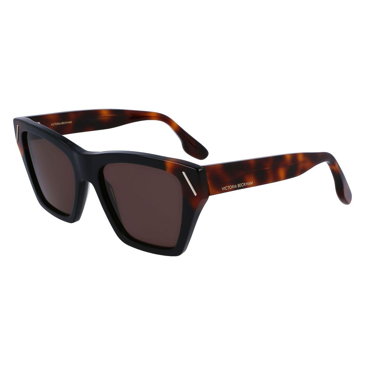 Victoria Beckham solbriller VB646S-001 - brun, Ø 55 mm