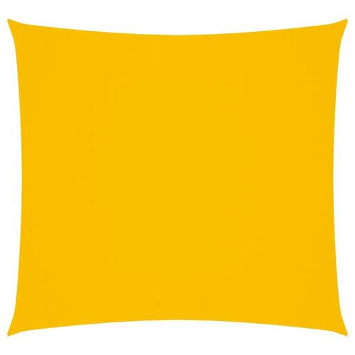 Solsejl 5x5 m firkantet oxfordstof gul