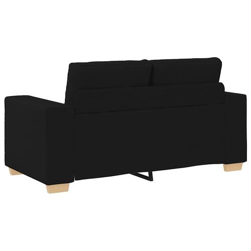 Elskovssofa 120 cm stof sort