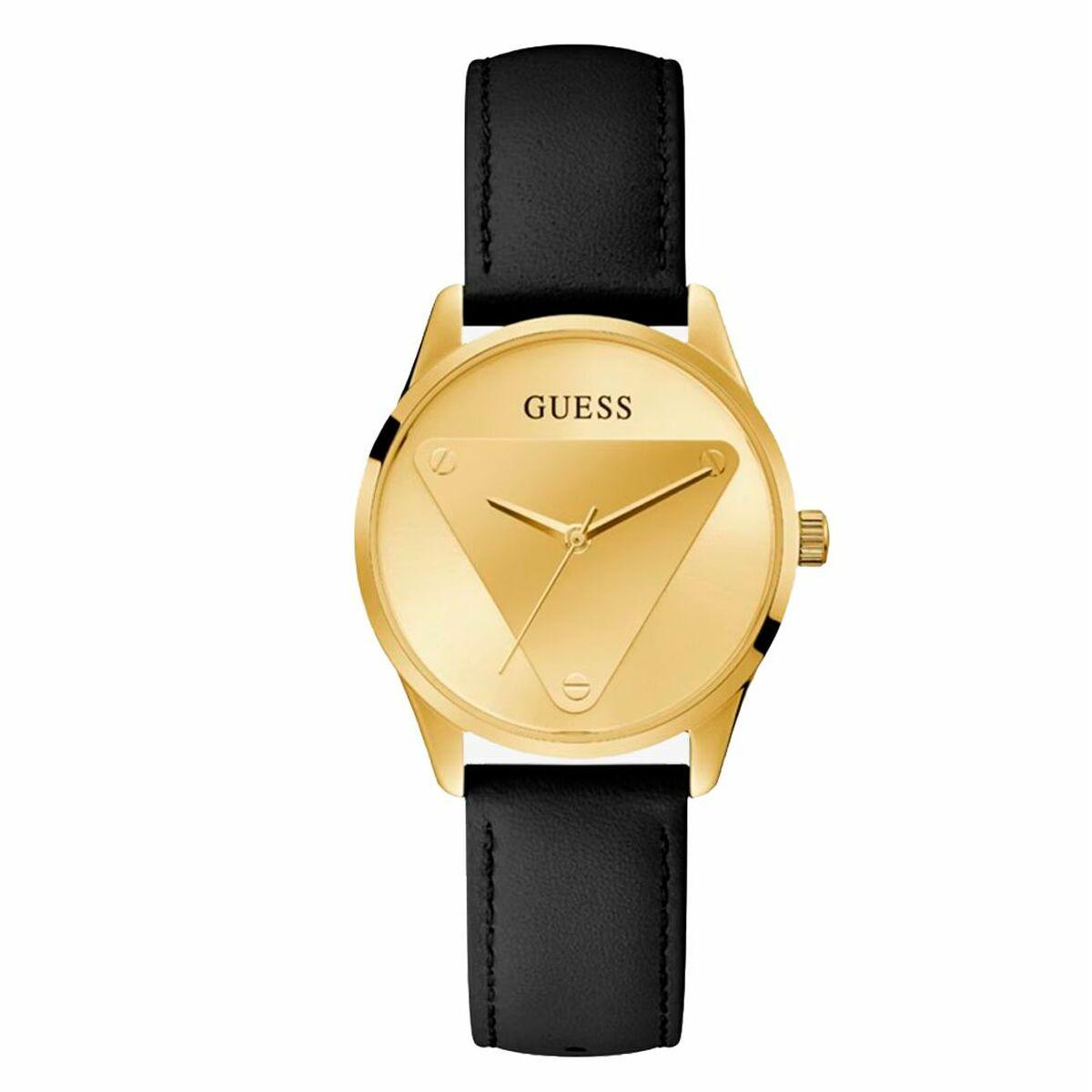 Guess dameur GW0642L1, gylden skive, Ø 36 mm