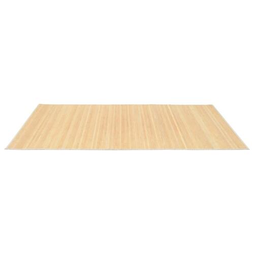 Gulvtæppe 150x200 cm bambus naturfarvet