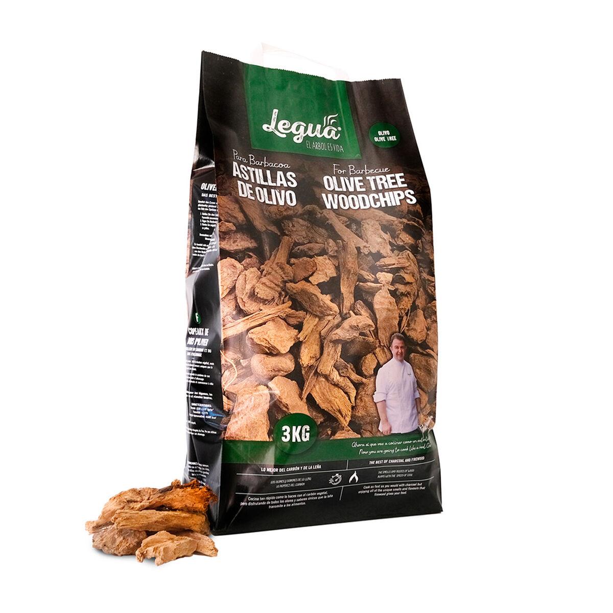 Legua aromatiske oliventræ-chips 3 kg til grill