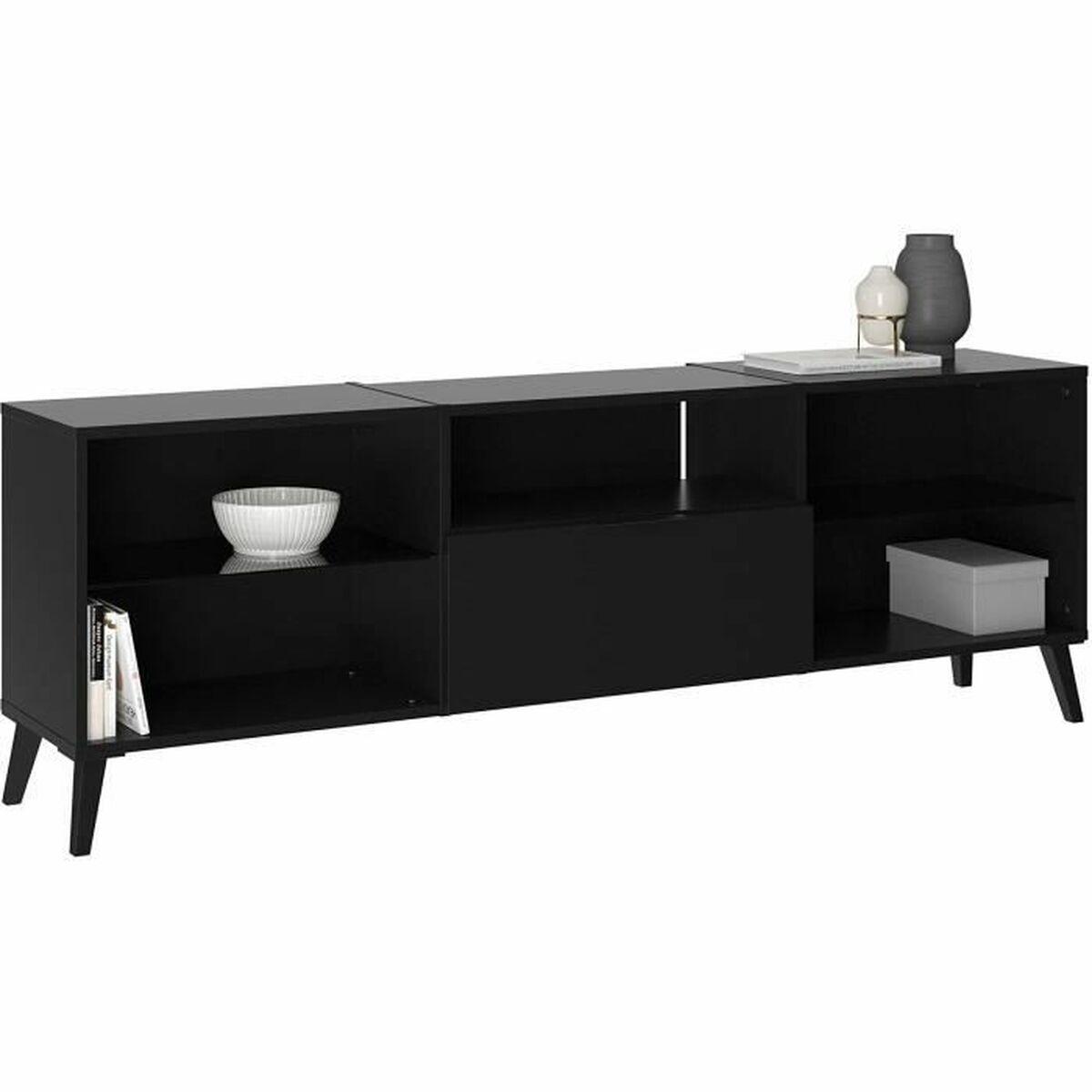 Moderne TV-møbel i MDF - Sort (154 × 32 × 52 cm)