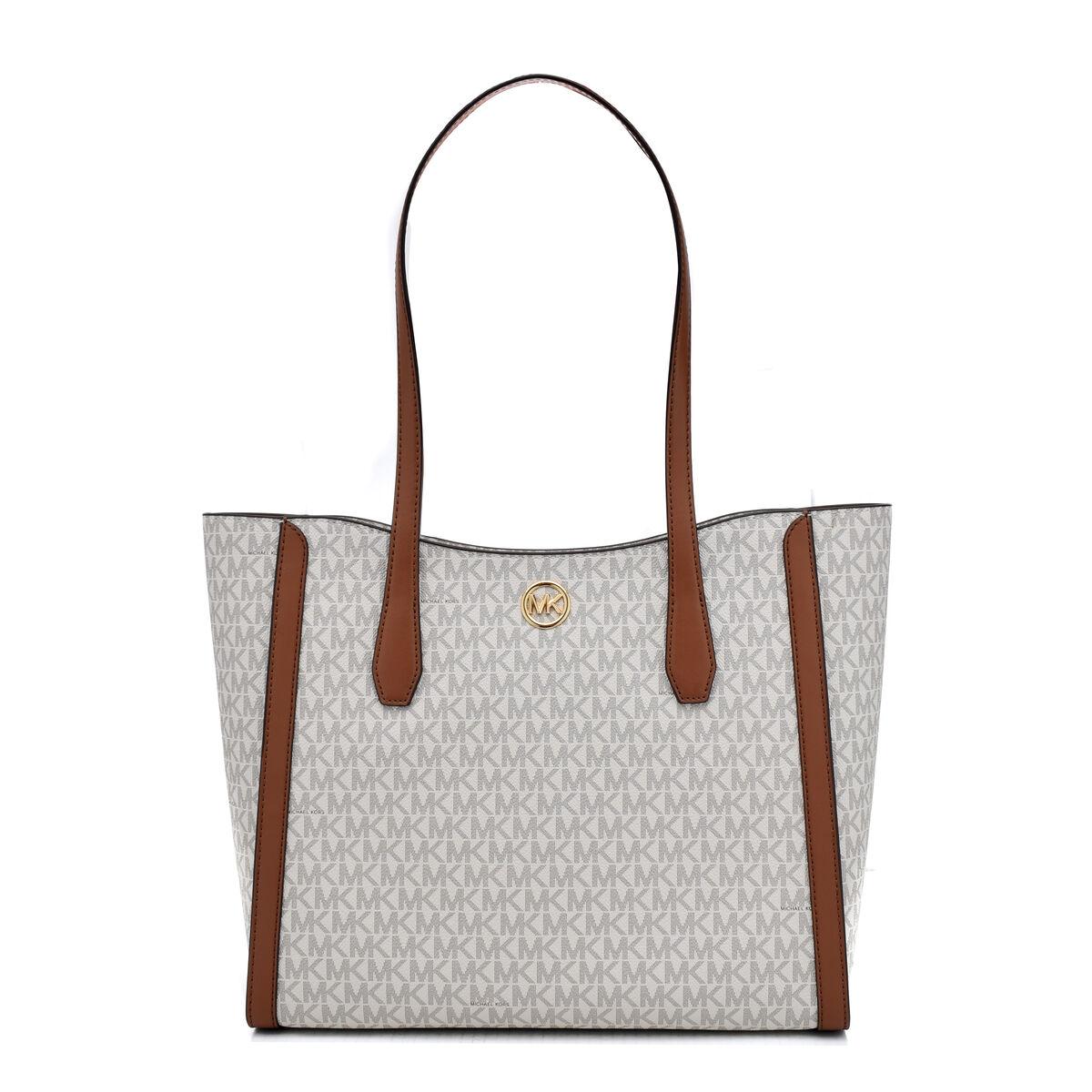 Skuldertaske Michael Kors Leida - Beige 34 × 29 × 12 cm
