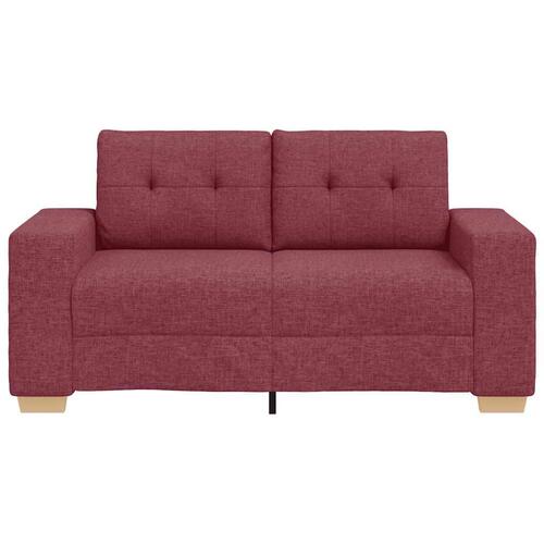 Elskovssofa 120 cm stof vinrød