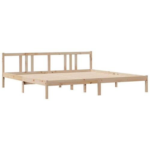 Sengeramme uden madras 180x200 cm massivt fyrretræ