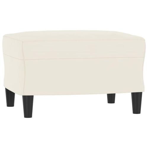 3 personers sofa velour cremefarvet