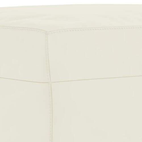3 personers sofa velour cremefarvet