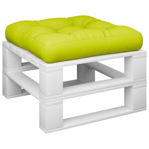 Pallehynde 50x50x12 cm stof lysegrøn