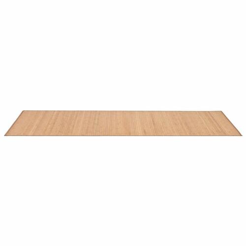 Gulvtæppe 80x200 cm bambus brun