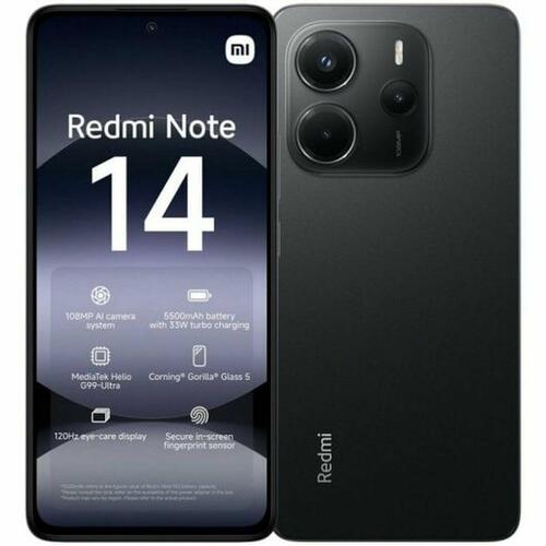 Smartphone Xiaomi Redmi Note 14 HELIO G99 ULTRA 6 GB RAM 128 GB Sort 6,67"
