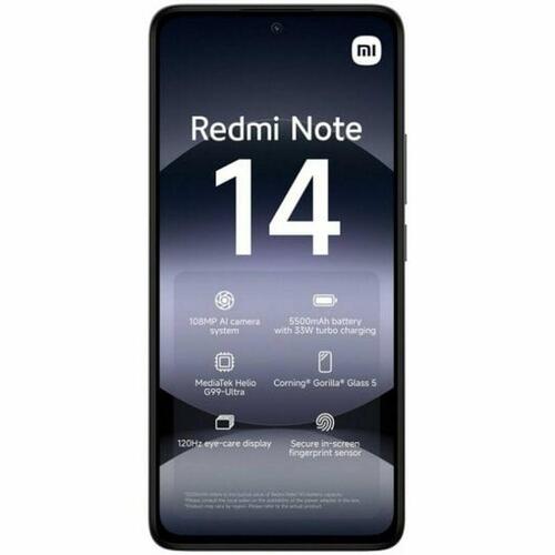 Smartphone Xiaomi Redmi Note 14 HELIO G99 ULTRA 6 GB RAM 128 GB Sort 6,67"