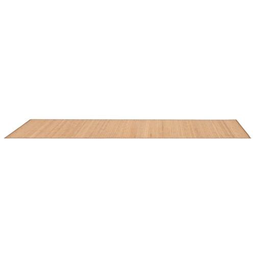 Gulvtæppe 80x300 cm bambus brun