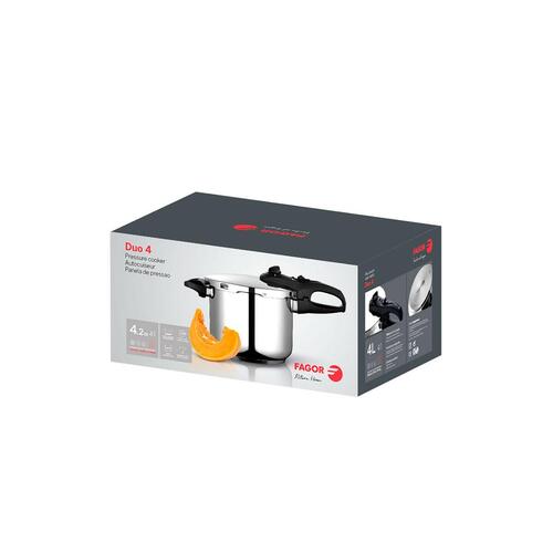 Ekspres-gryde Fagor DUO Rustfrit stål 18/10 4 L 6 L