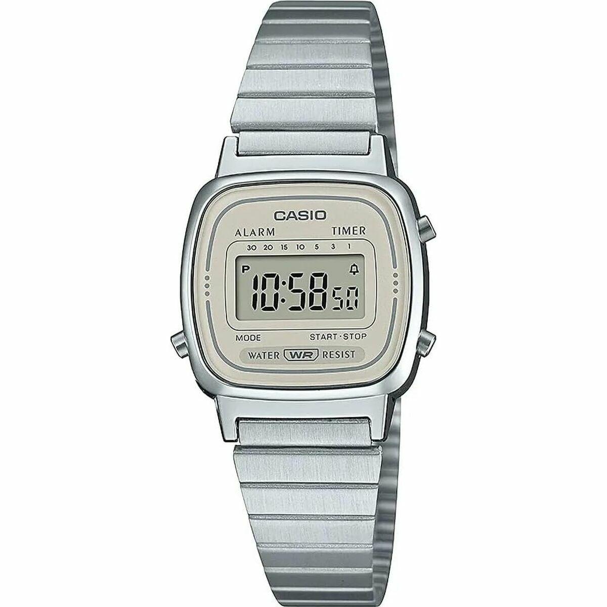 Dameur Casio LA670WEA-8AEF Sølvfarvet