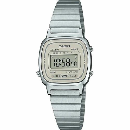Dameur Casio LA670WEA-8AEF Sølvfarvet