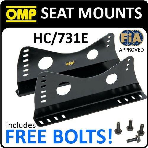 Holder OMP HC731E Stål 2 Dele 38 cm Sort På siden Sædefod